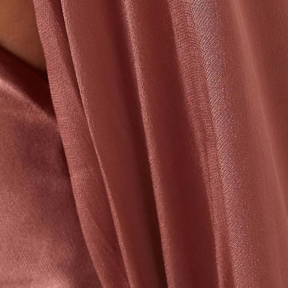 New Shona Joy Angelica Long Sleeve Mini Dress in Rouge Size Aus 4/US 0 pink - Picture 4 of 7